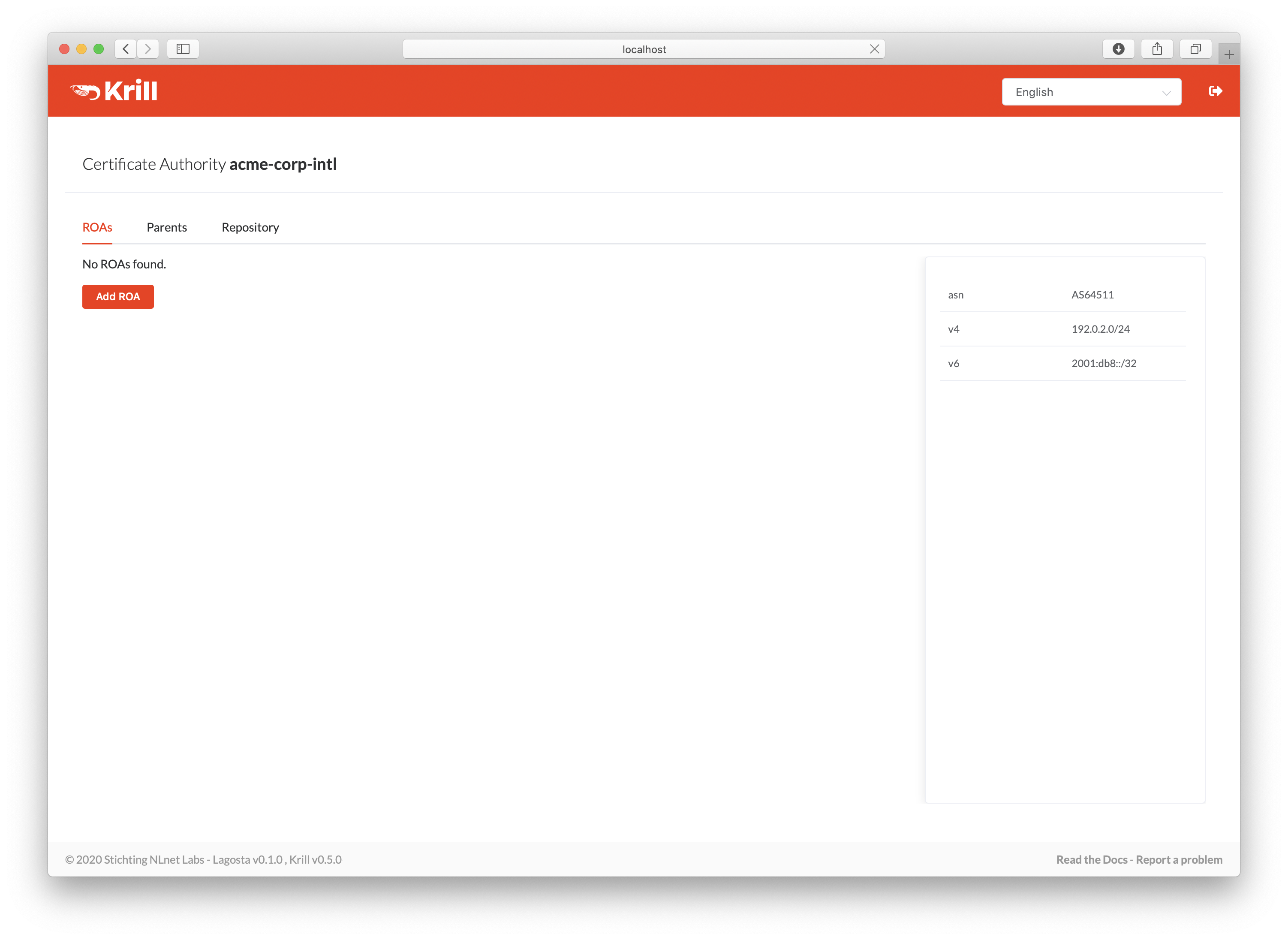 Resource overview